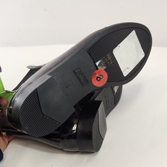 Sam Edelman Tinsley Rain Boot Leopard Clear Shiny Womens US Size 8 Unworn w/ Box - Picture 10 of 12